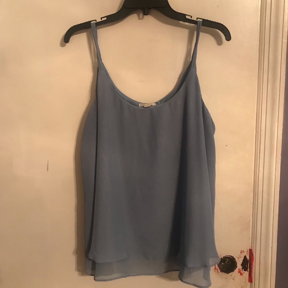 Blue Layered Tank Top